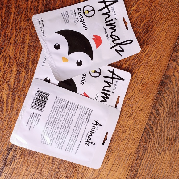 Ser of Animalz Penguin Sheet Mask! set of 3 - Picture 2 of 2